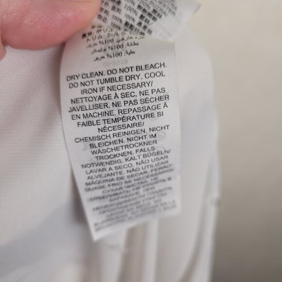 Tory Burch Louisa 100% silk floral pleated ruffled hem midi skirt Sz 6 feminine - Picture 13 of 13